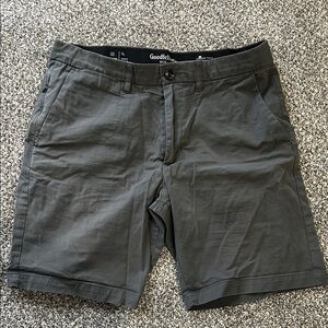 Men's Goodfellow Linden Tech Shorts 9" Inseam | Goodfellow Shorts | Dark Gray